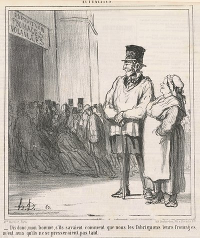 Řekni, můj chlape, kdyby věděli... od Honoré Daumier