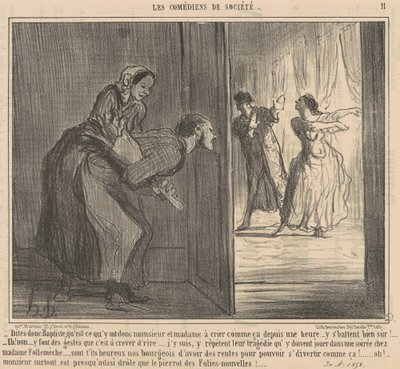 Řekni Baptiste... od Honoré Daumier