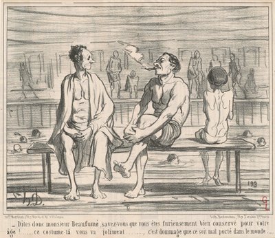 Řekněte, pane Beaufumé... od Honoré Daumier