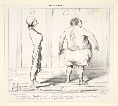 Řekni to, tati Drouillet, s c od Honoré Daumier