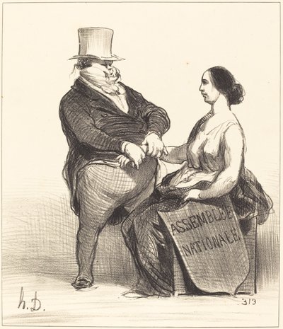 Doktore... nejsem tak nemocný... od Honoré Daumier