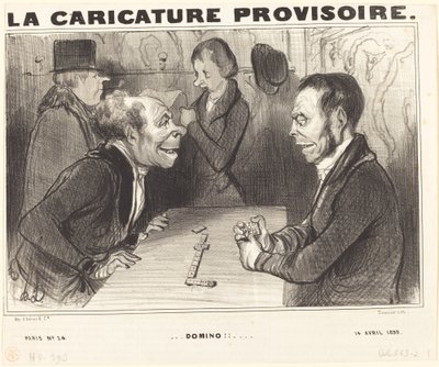 Domino!! od Honoré Daumier