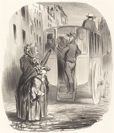 Promiň, občane... nemám psy... od Honoré Daumier
