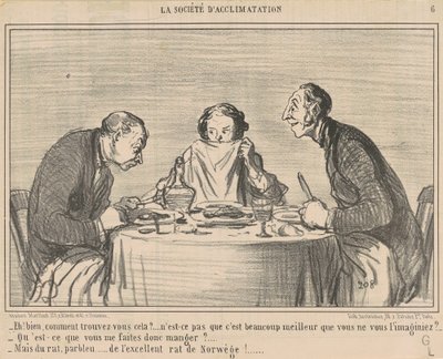 Ahoj! No, jak to zjistíš? od Honoré Daumier