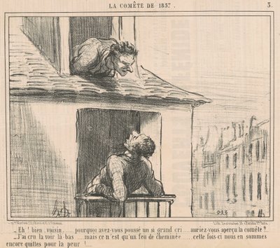 Ahoj! No sousede...proč jsi tlačil... od Honoré Daumier
