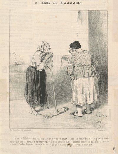 Ahoj! Matko Godichet, není se čemu divit... od Honoré Daumier