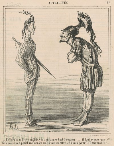Studna! Moje statečná angličtina... od Honoré Daumier