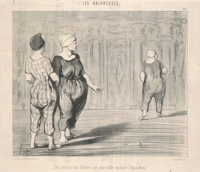 Pořád má... pěkný pas Madame Coquardeau! od Honoré Daumier