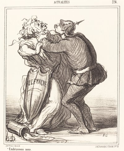 Pojďme se líbat od Honoré Daumier
