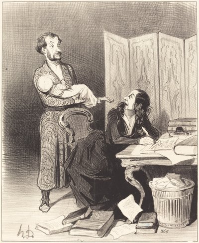 Tak to vezměte dále... nemožné pracovat... od Honoré Daumier