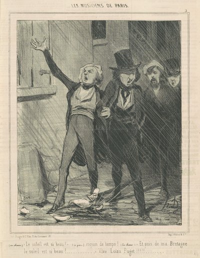 Sborem. Slunce je tak krásné... od Honoré Daumier