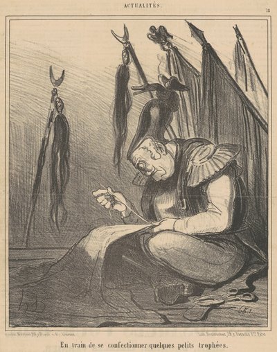 V procesu ...vytváření některých od Honoré Daumier