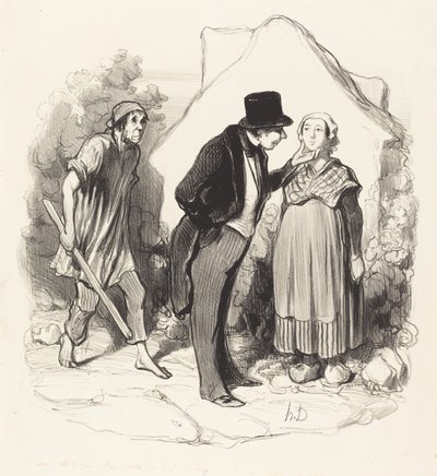 Že by váš manžel žárlil... od Honoré Daumier