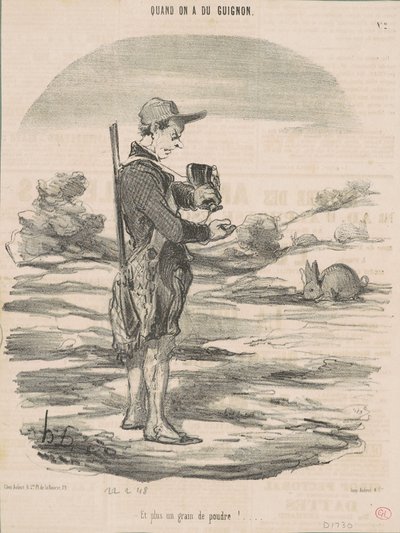 A ani zrnko prášku! ... od Honoré Daumier