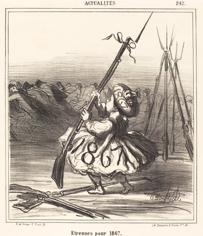 Vánoční dárky pro 1867 od Honoré Daumier