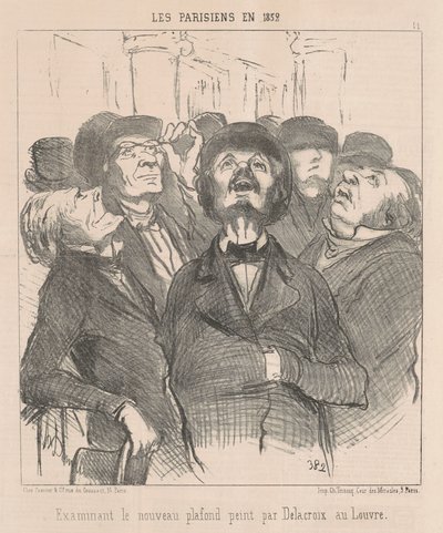 Prohlídka nového stropu... od Honoré Daumier