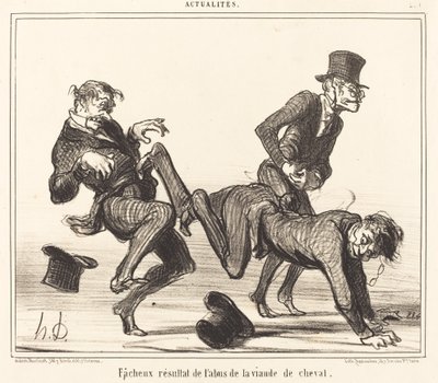 Nešťastný výsledek... koňské maso od Honoré Daumier