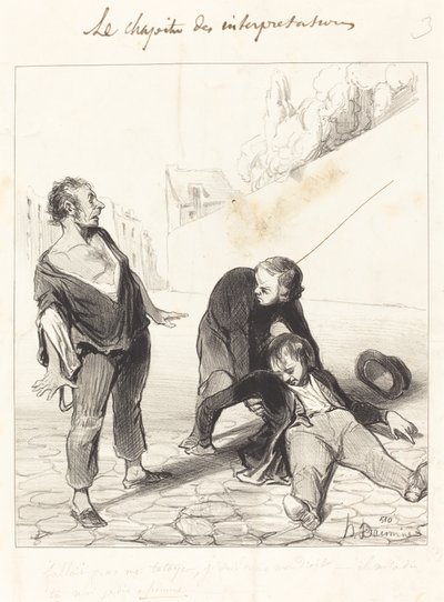 Neměli byste mi říkat známý, jsem v... od Honoré Daumier