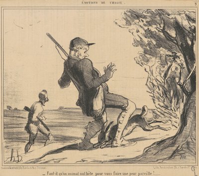 Musí být zvíře hloupé od Honoré Daumier