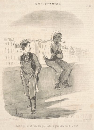 To musel kouřit dýmky od Honoré Daumier