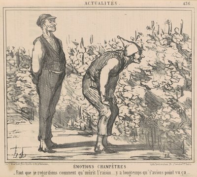 Musím se dívat, jak hrozny dozrávají... od Honoré Daumier