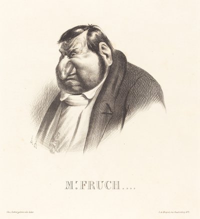 Fruchard a busta od Honoré Daumier