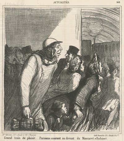 Skvělý zábavný vlak od Honoré Daumier