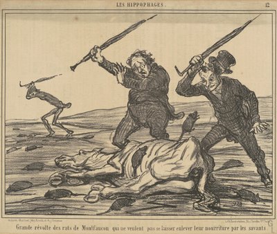 Velká vzpoura montfauconských krys... od Honoré Daumier