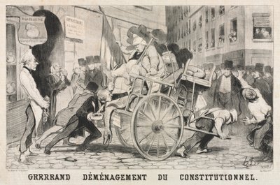 Velké odstranění ústavního zřízení, 1846. od Honoré Daumier