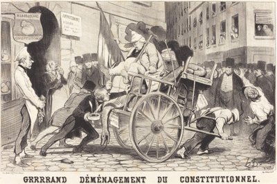 Grrrrand Přemístění ústavy od Honoré Daumier