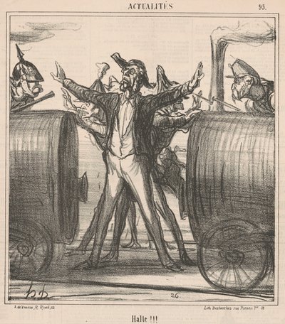 stop!!! od Honoré Daumier
