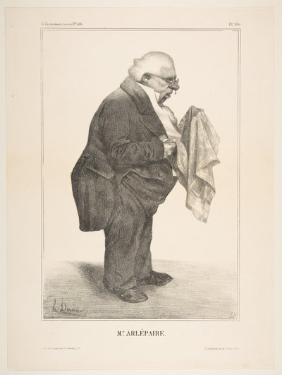 Harlé Père, publikovaný v La Caricature no. 136, 5. června 1833, 5. června 1833. od Honoré Daumier