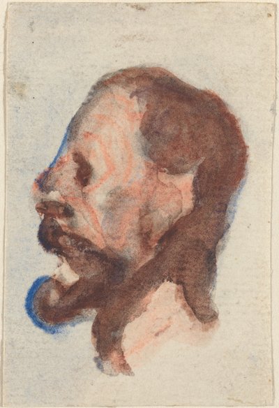Hlava muže od Honoré Daumier