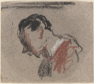 Hlava muže od Honoré Daumier
