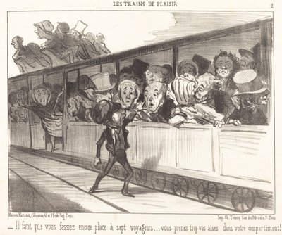 Ještě si musíte udělat místo... od Honoré Daumier