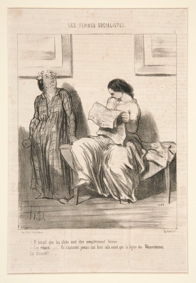 Vypadá to, že se kluby chystají úplně uzavřít od Honoré Daumier