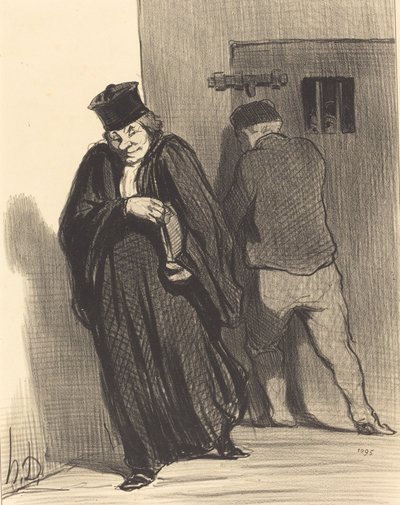 Zdá se... že můj chlap je velký darebák... od Honoré Daumier
