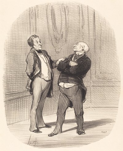 Je válka... nájmy... klesnou... od Honoré Daumier