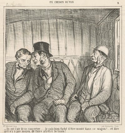 Zdá se, že spolupracují... od Honoré Daumier