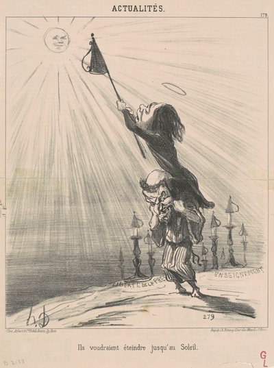 Chtěli by zhasnout až do slunce od Honoré Daumier