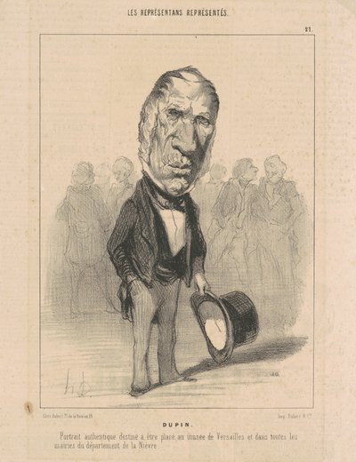 J. Jacques Dupin od Honoré Daumier