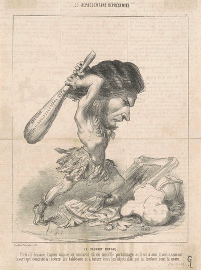 J. Martial Bineau (2. deska) od Honoré Daumier