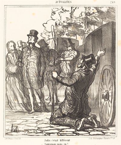 Dříve to bylo jinak od Honoré Daumier