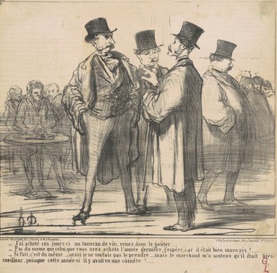 Koupil jsem ... sud vína ... od Honoré Daumier