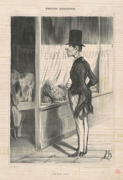 Mám tři centy od Honoré Daumier