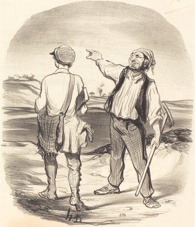 Viděl jsem zajíce... před osmi dny! od Honoré Daumier