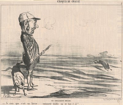 Myslím, že je to zajíc... od Honoré Daumier