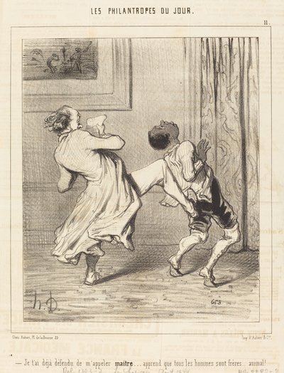 Už jsem ti zakázal říkat mi mistře... od Honoré Daumier
