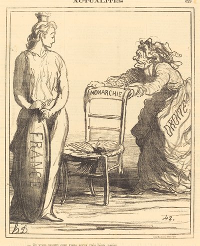 Ujišťuji vás, že se vám bude velmi dobře sedět od Honoré Daumier
