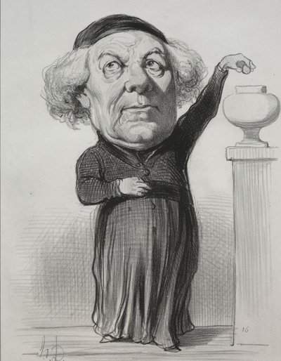 Jean Jacques Fayet, biskup z Orleansu, 1849. od Honoré Daumier